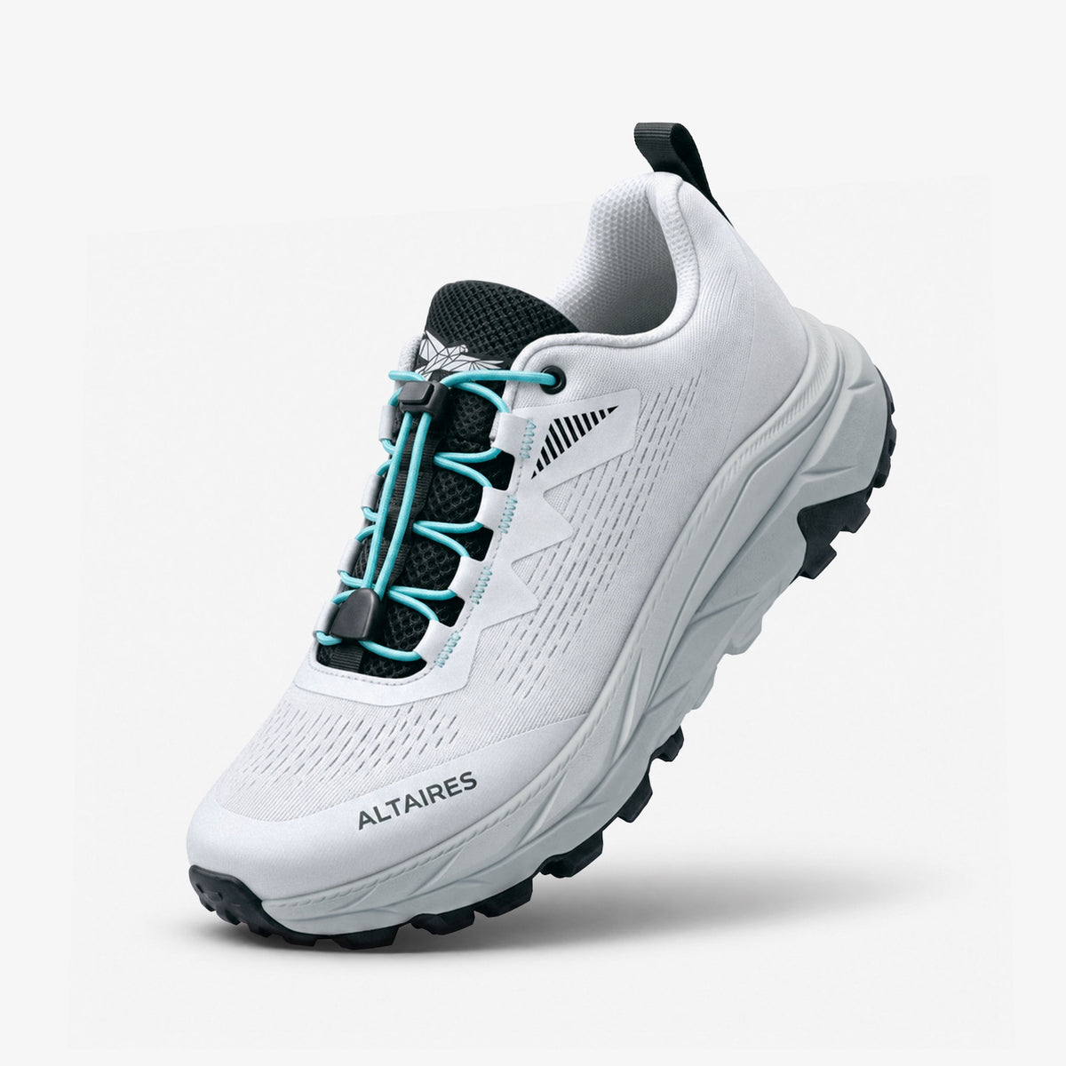 Low-Top Runner/Hiker - Arctic White/Mint