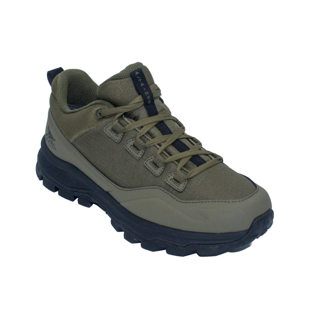 Full-Leather Waterproof Low Hiker - Olive