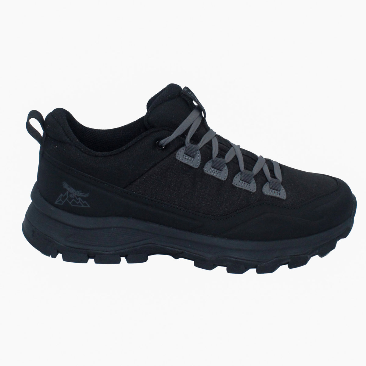 Full-Leather Waterproof Low Hiker - Triple Black