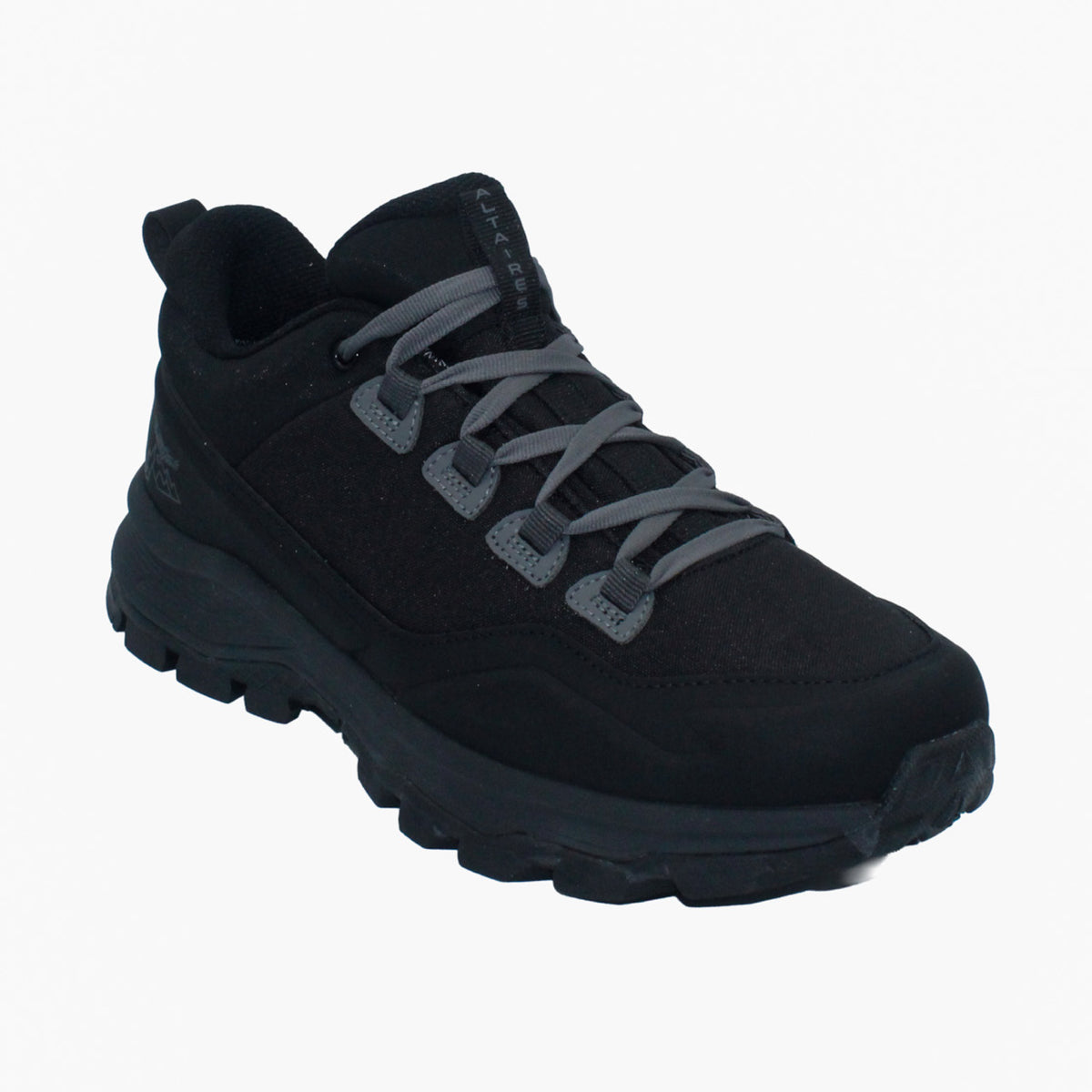 Full-Leather Waterproof Low Hiker - Triple Black