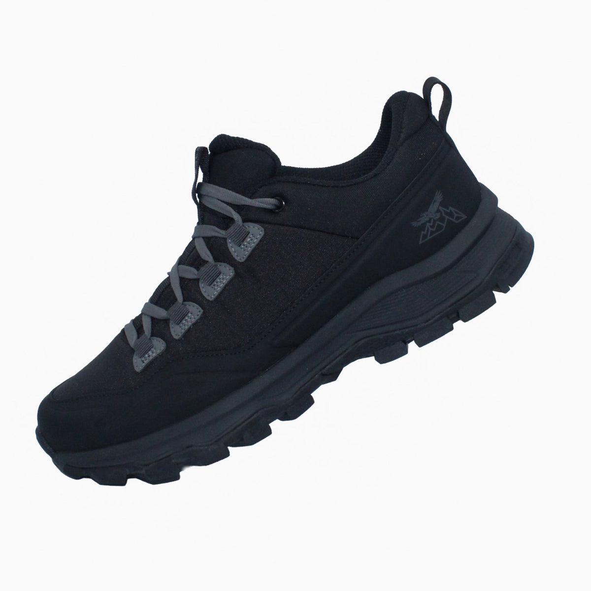 Full-Leather Waterproof Low Hiker - Triple Black