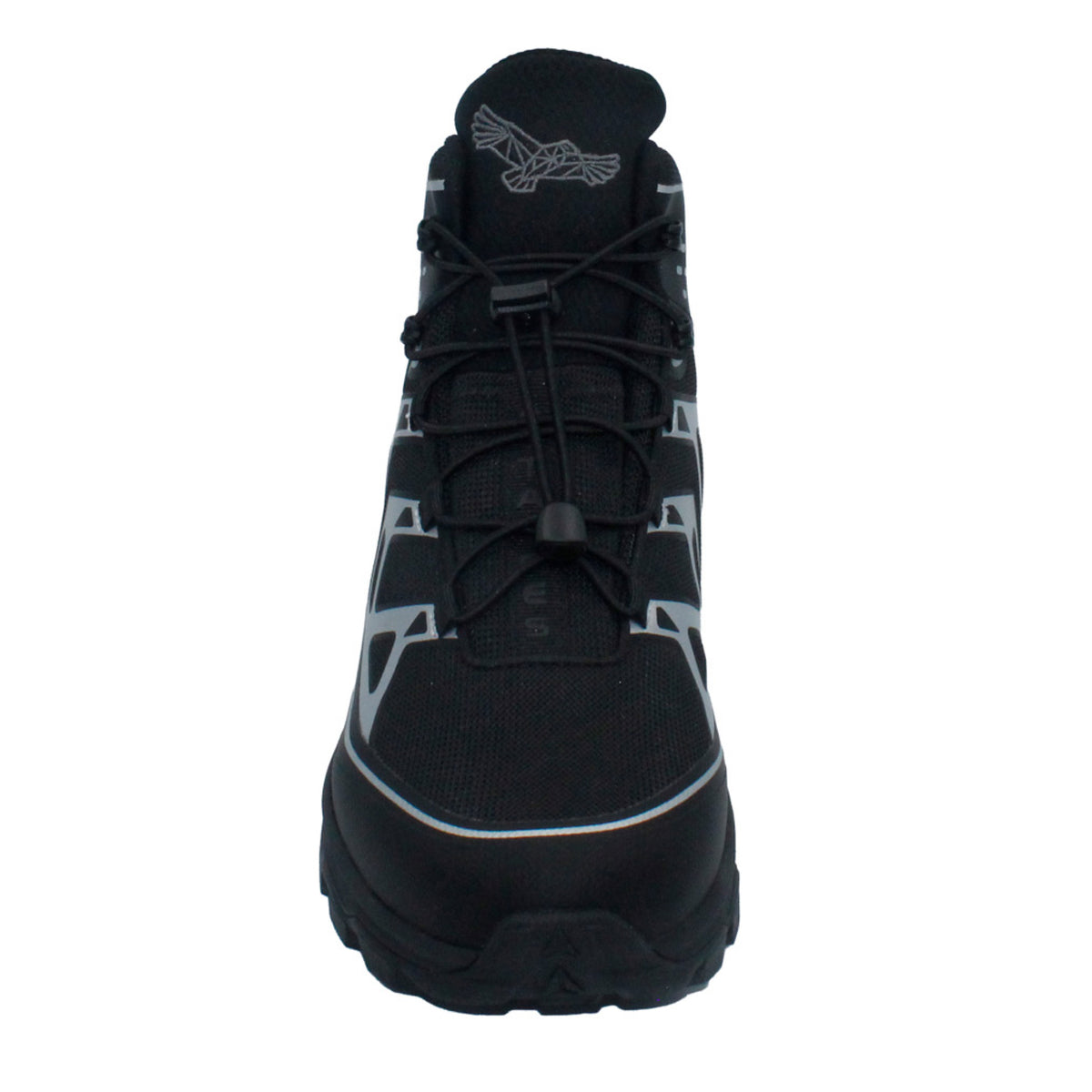High Top High-Style Runner/Hiker - Triple Black