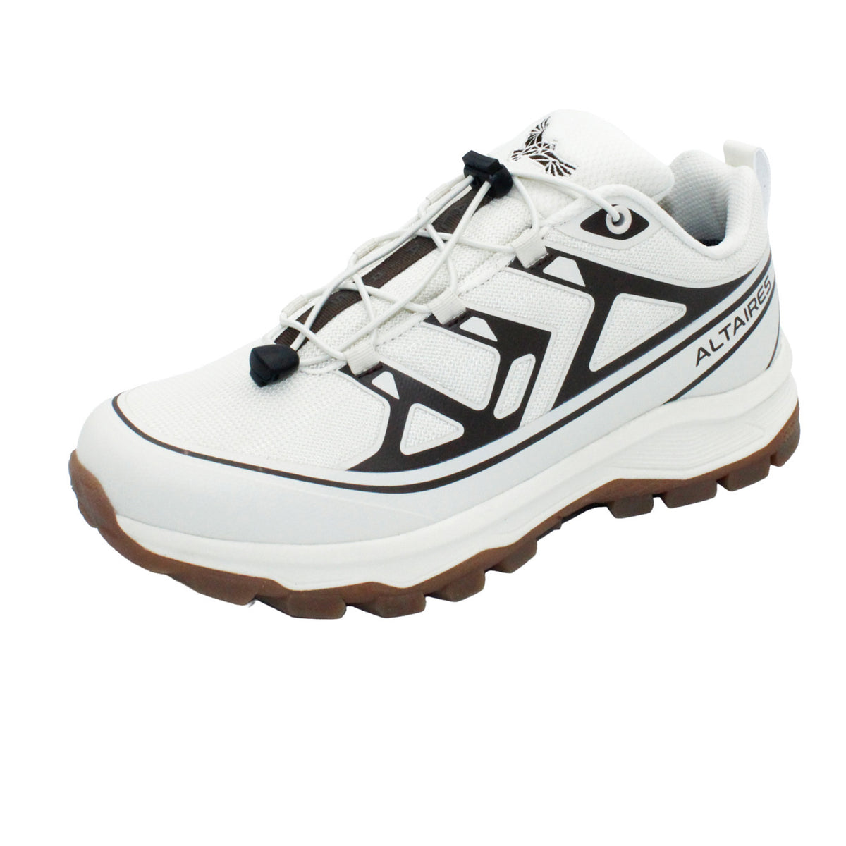 Low Top High-Style Runner/Hiker- Bone/Espresso Gum
