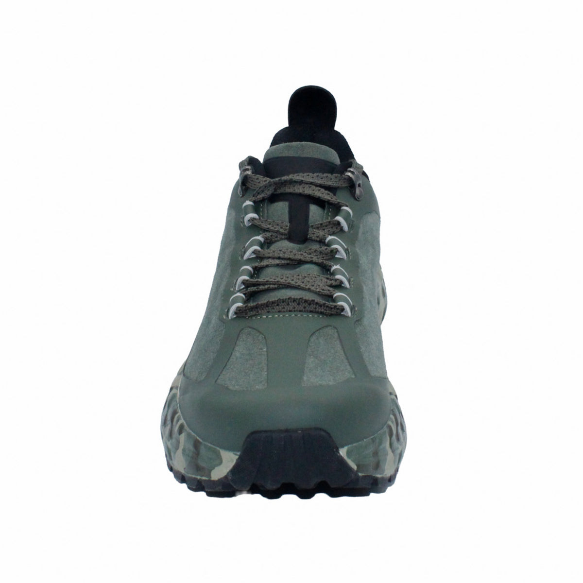Premium Suede Trail Runner - Olive/Camo