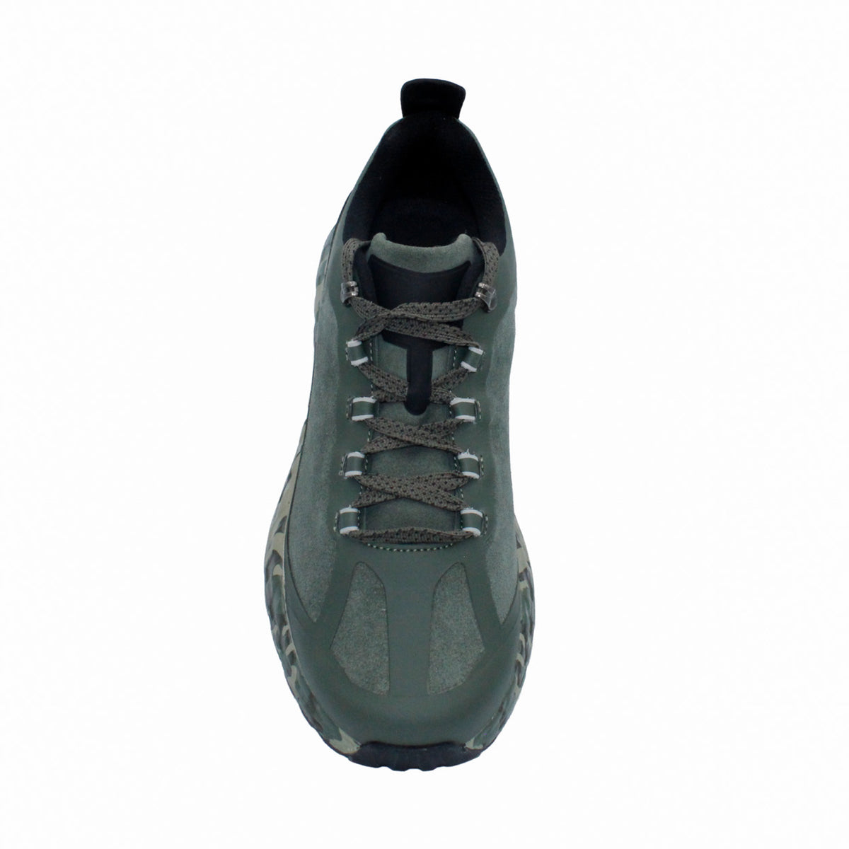 Premium Suede Trail Runner - Olive/Camo