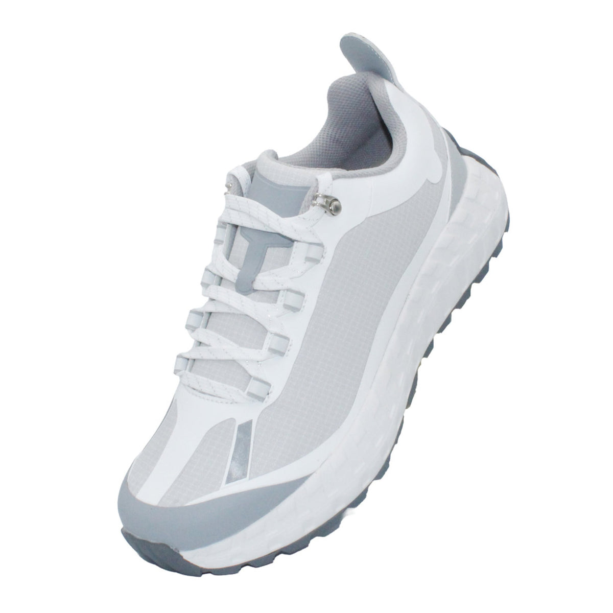 Premium Suede Trail Runner - Arctic Grey/White