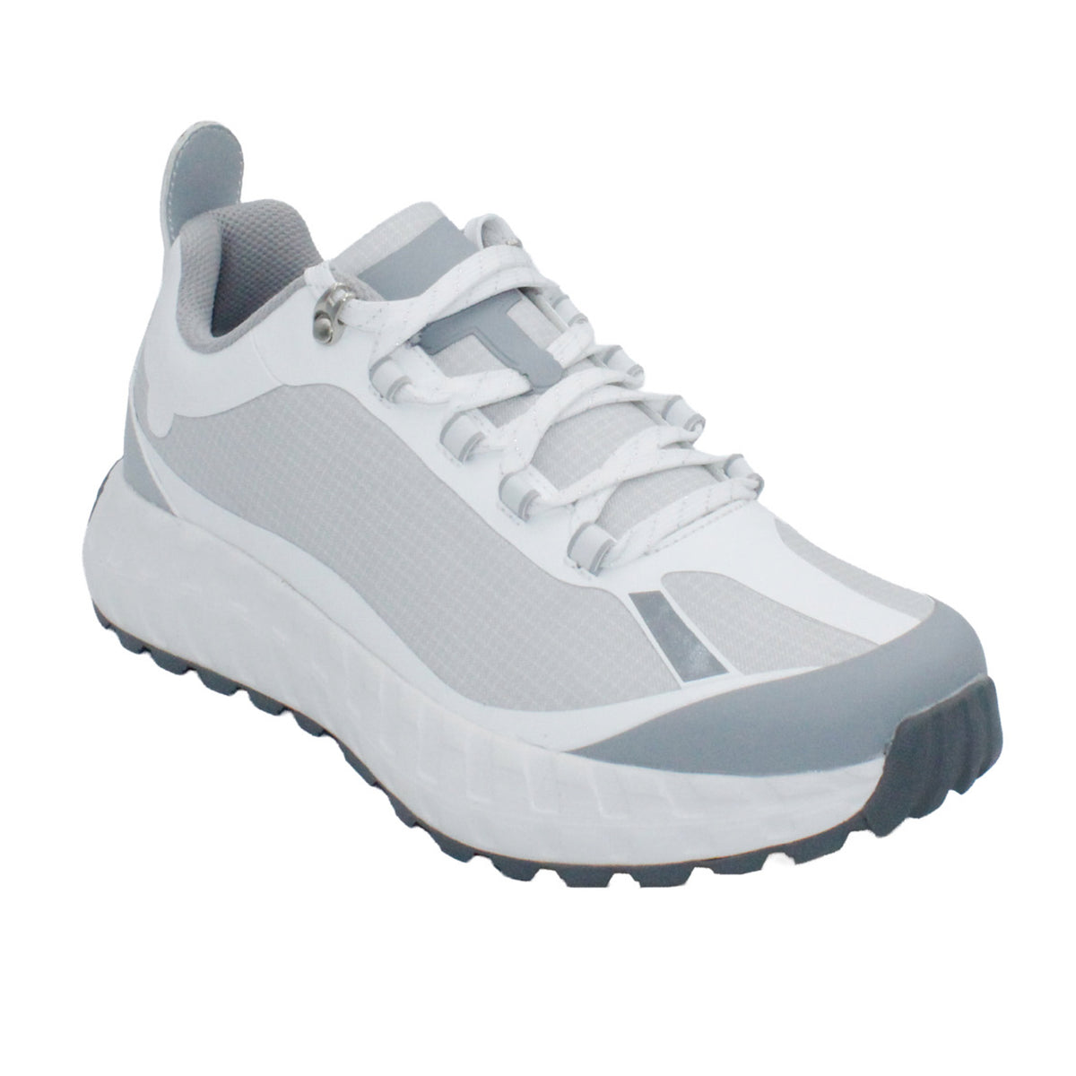 Premium Suede Trail Runner - Arctic Grey/White