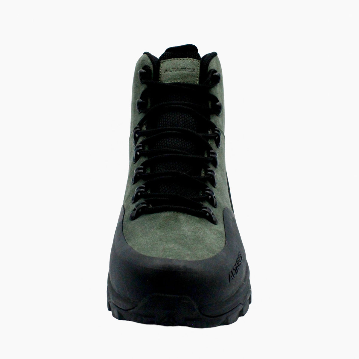 Full-Leather Waterproof Hiker - Olive/Black