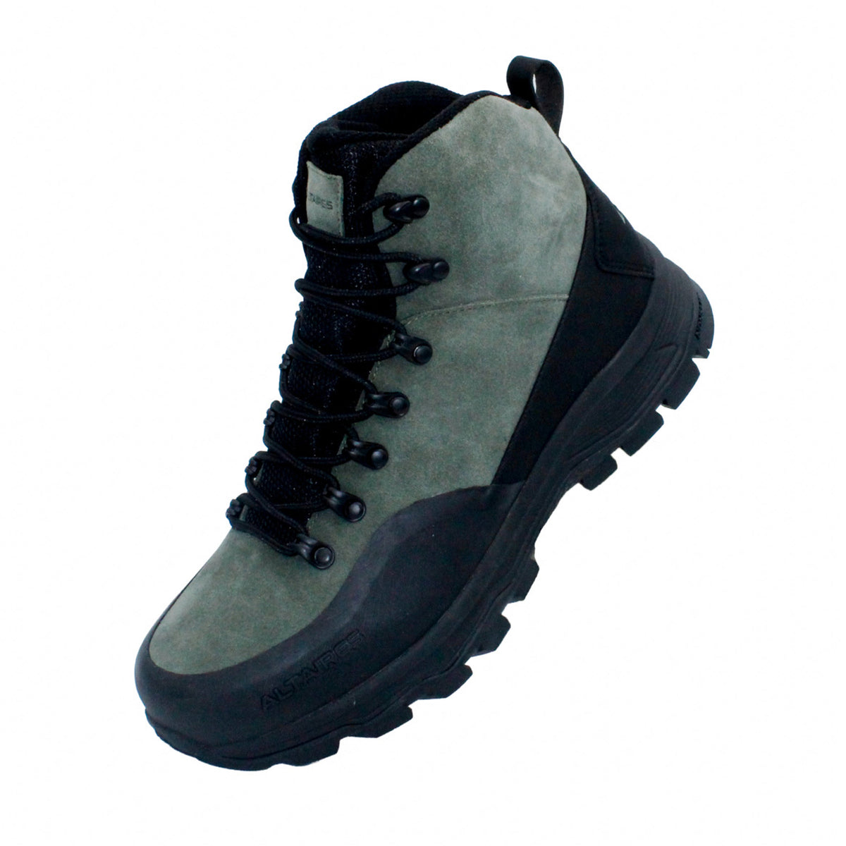 Full-Leather Waterproof Hiker - Olive/Black