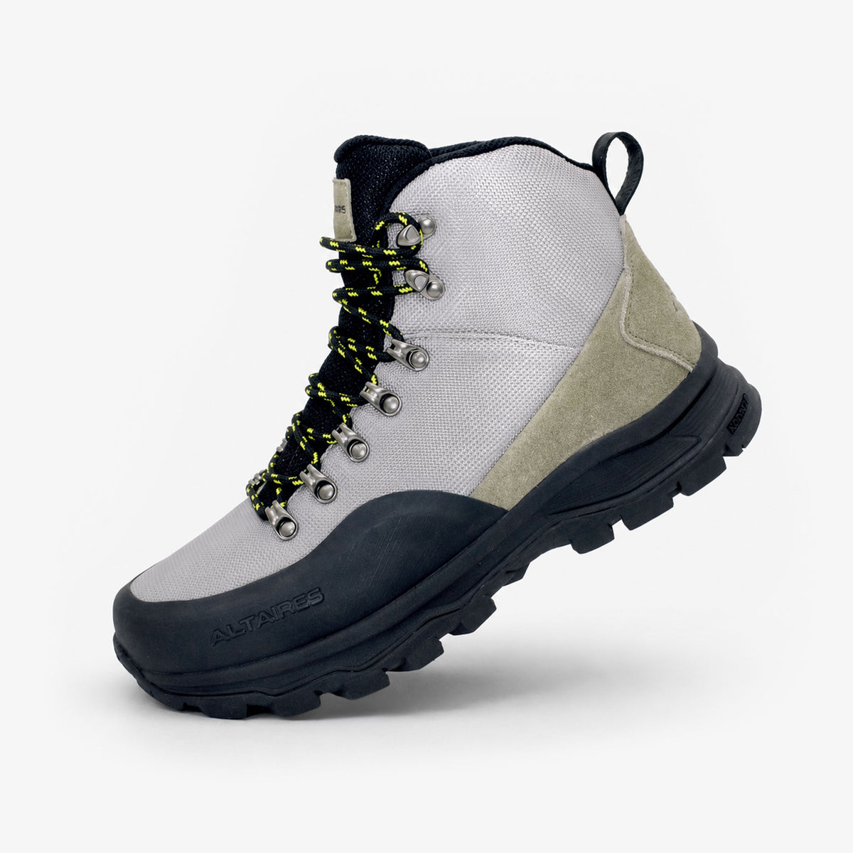 Suede & ALTA-WEAVE Nylon Waterproof Hiker - Grey/Black
