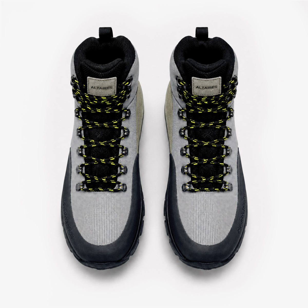 Suede & ALTA-WEAVE Nylon Waterproof Hiker - Grey/Black
